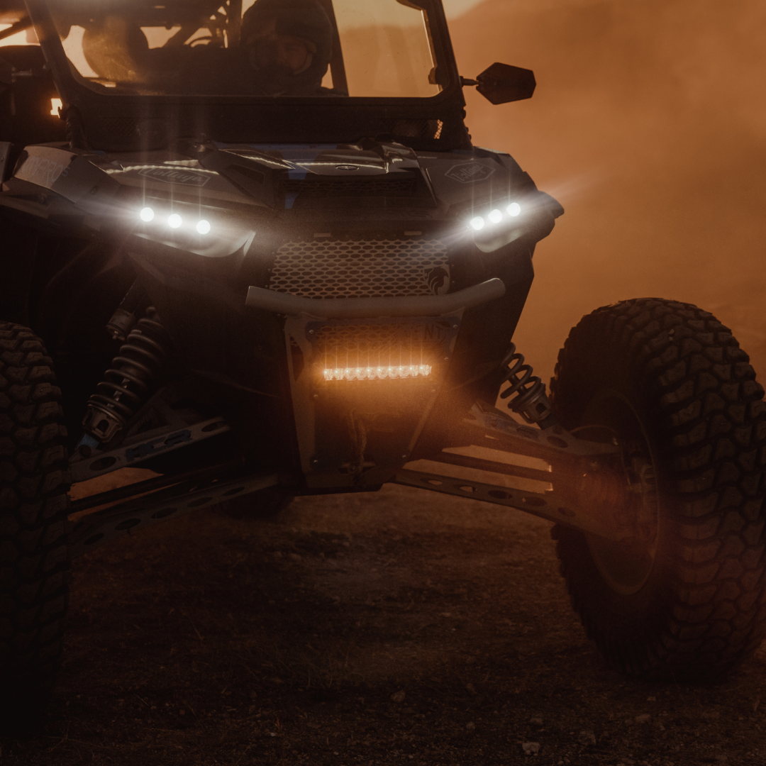 10 Inch Amber LED Light Bar | Heretic Studio